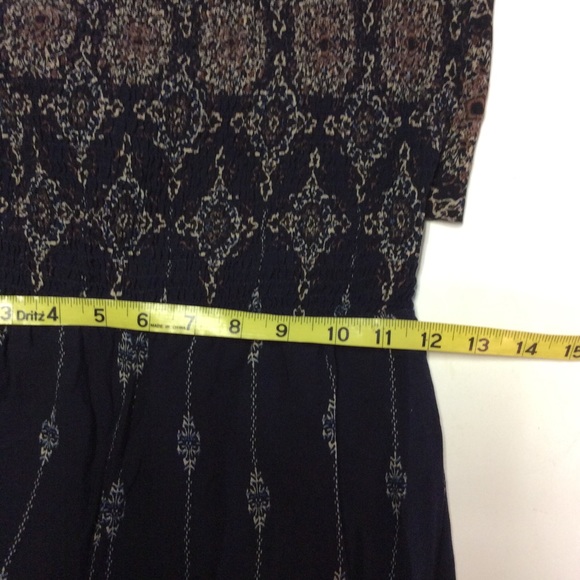 Becool Strapless Jumpsuit (Romper) Tie Back, Blue - Picture 8 of 13